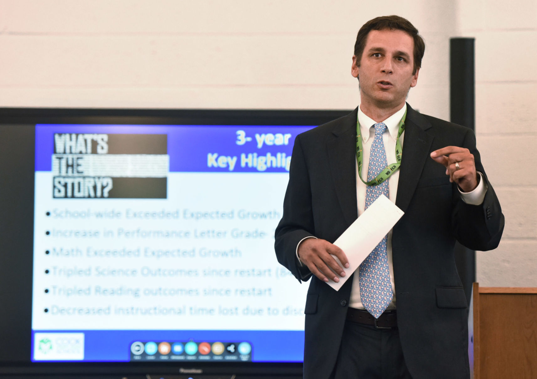 Andy Kraft, chief program officer for Winston-Salem/Forsyth County Schools